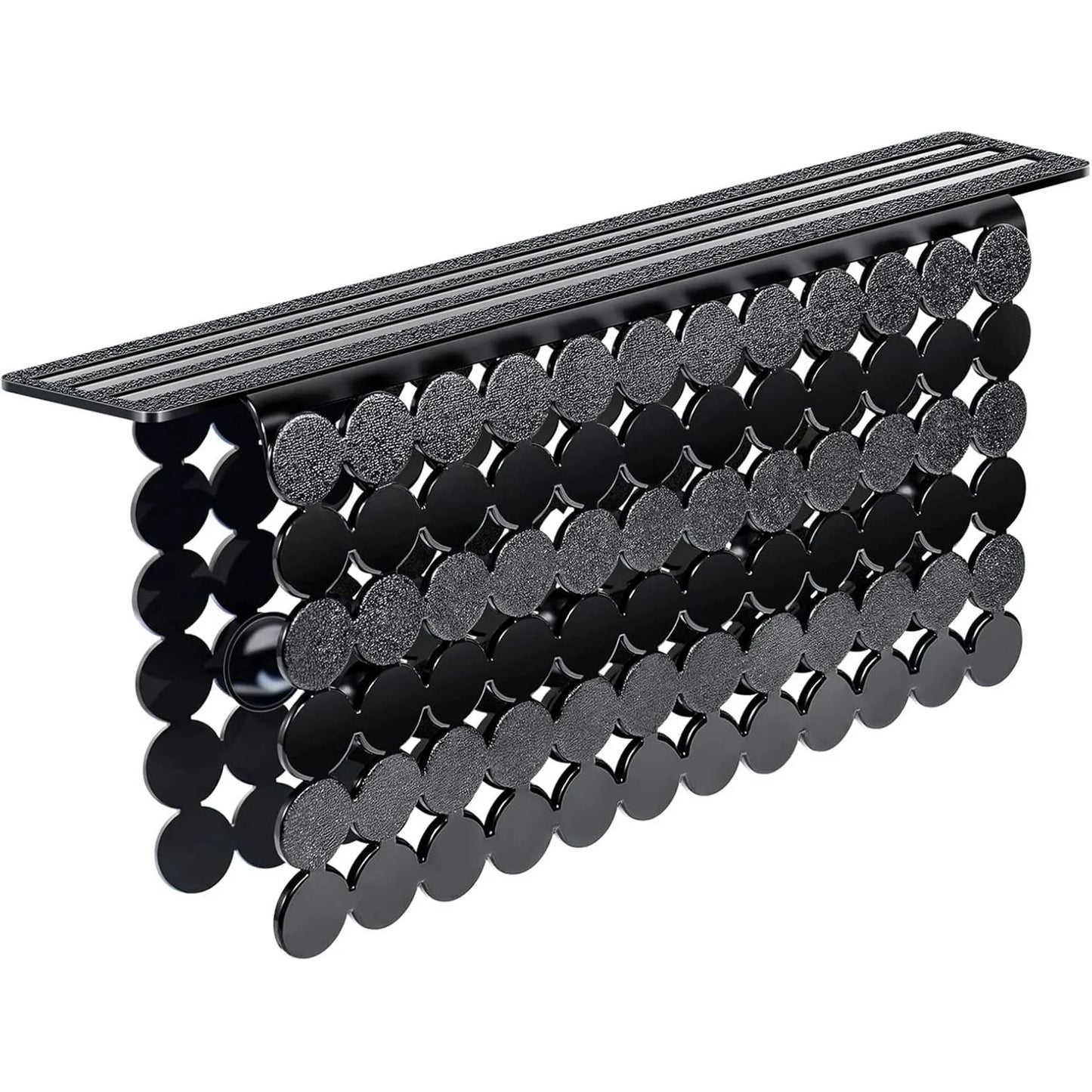 Bligli PVC Sink Divider Mat - 12.2"x4.7", Non-Slip with 6 Suction Cups, Scratch & Stain Resistant, Fits Divided Basins, Easy to Clean