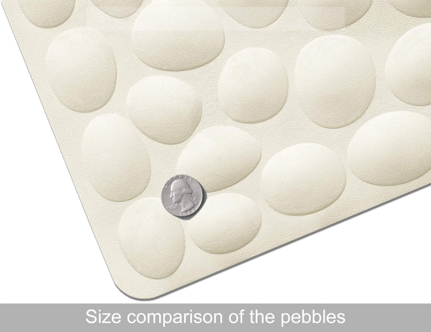 Non-Slip Bathtub Mat OTHWAY Soft Rubber Bathroom Bathmat with Strong Suction Cups