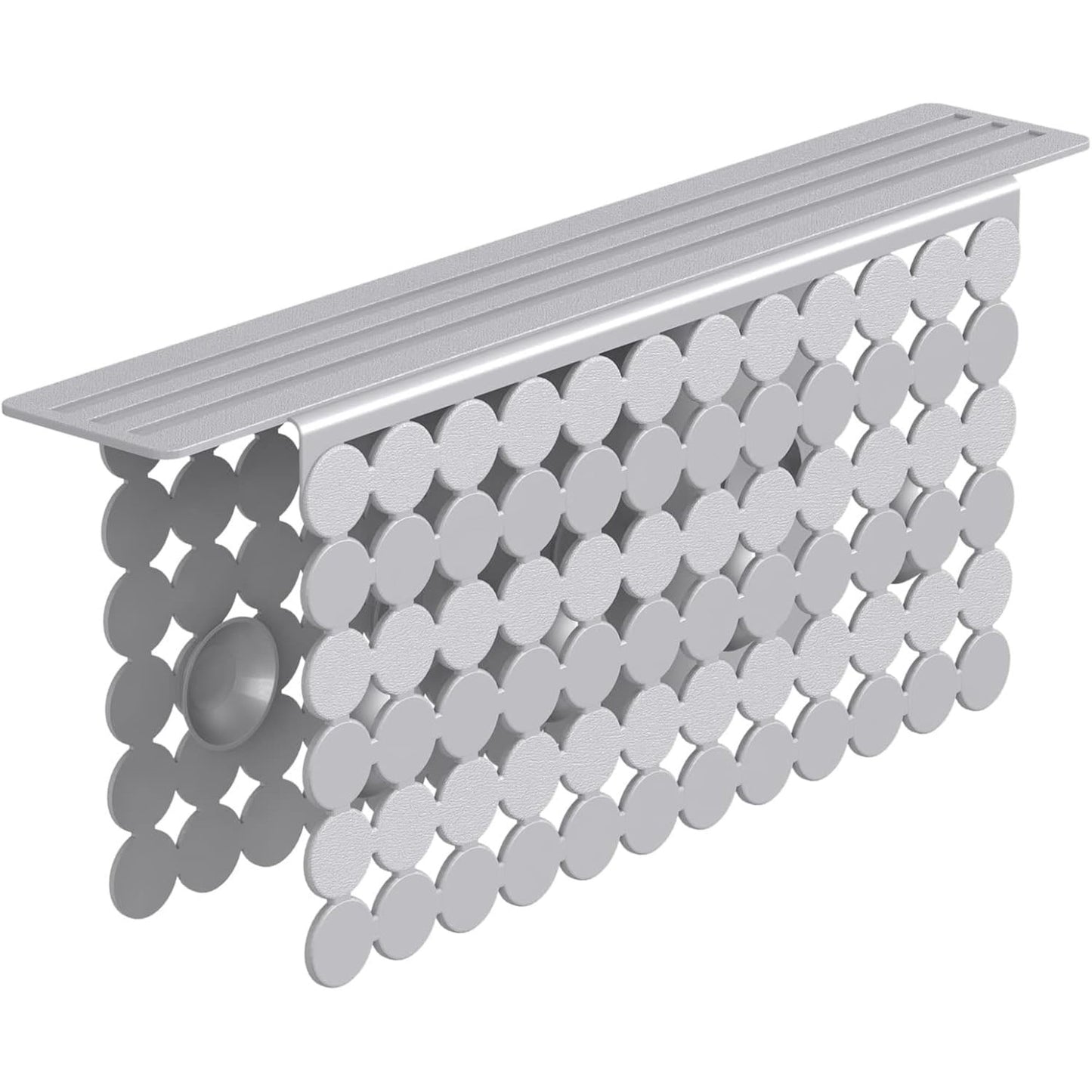 Bligli PVC Sink Divider Mat - 12.2"x4.7", Non-Slip with 6 Suction Cups, Scratch & Stain Resistant, Fits Divided Basins, Easy to Clean