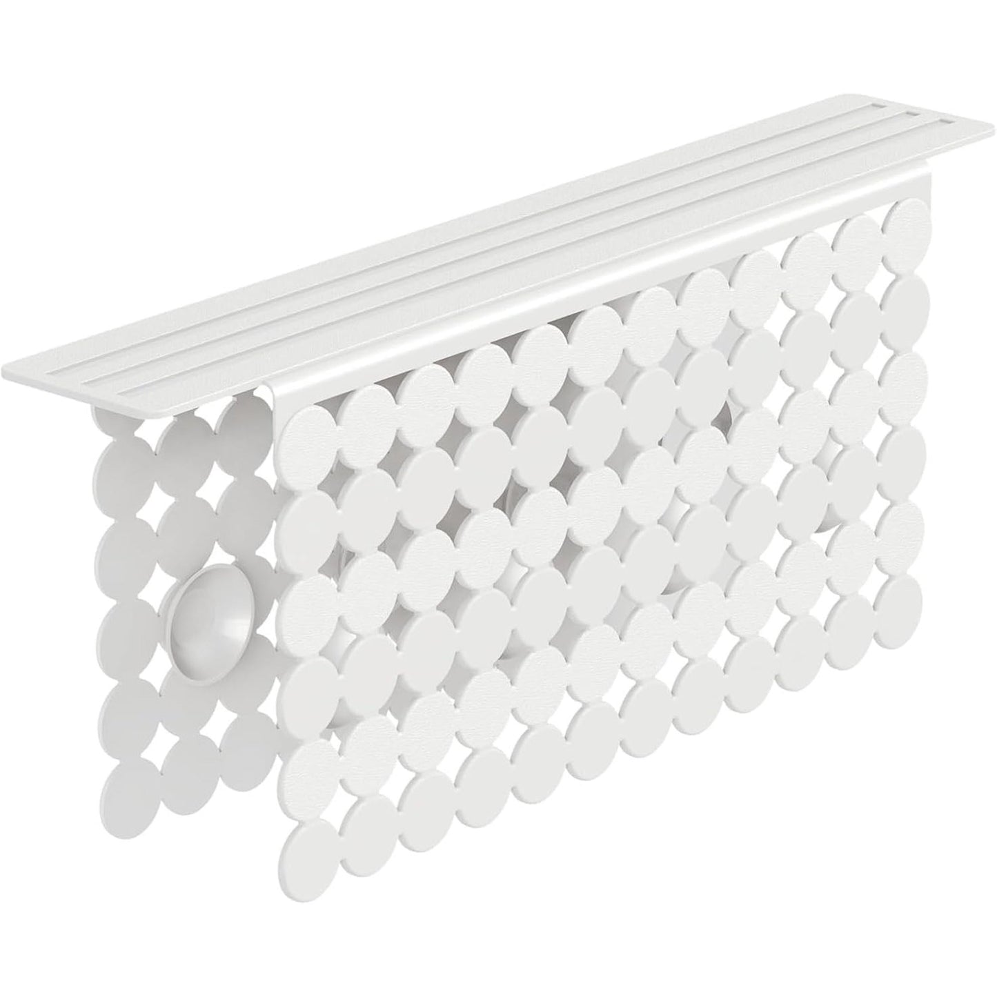 Bligli PVC Sink Divider Mat - 12.2"x4.7", Non-Slip with 6 Suction Cups, Scratch & Stain Resistant, Fits Divided Basins, Easy to Clean