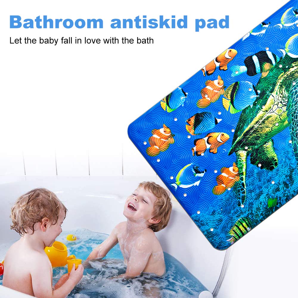 Extra Soft Non-Slip Bath Tub Mat - Strong Suction Cups