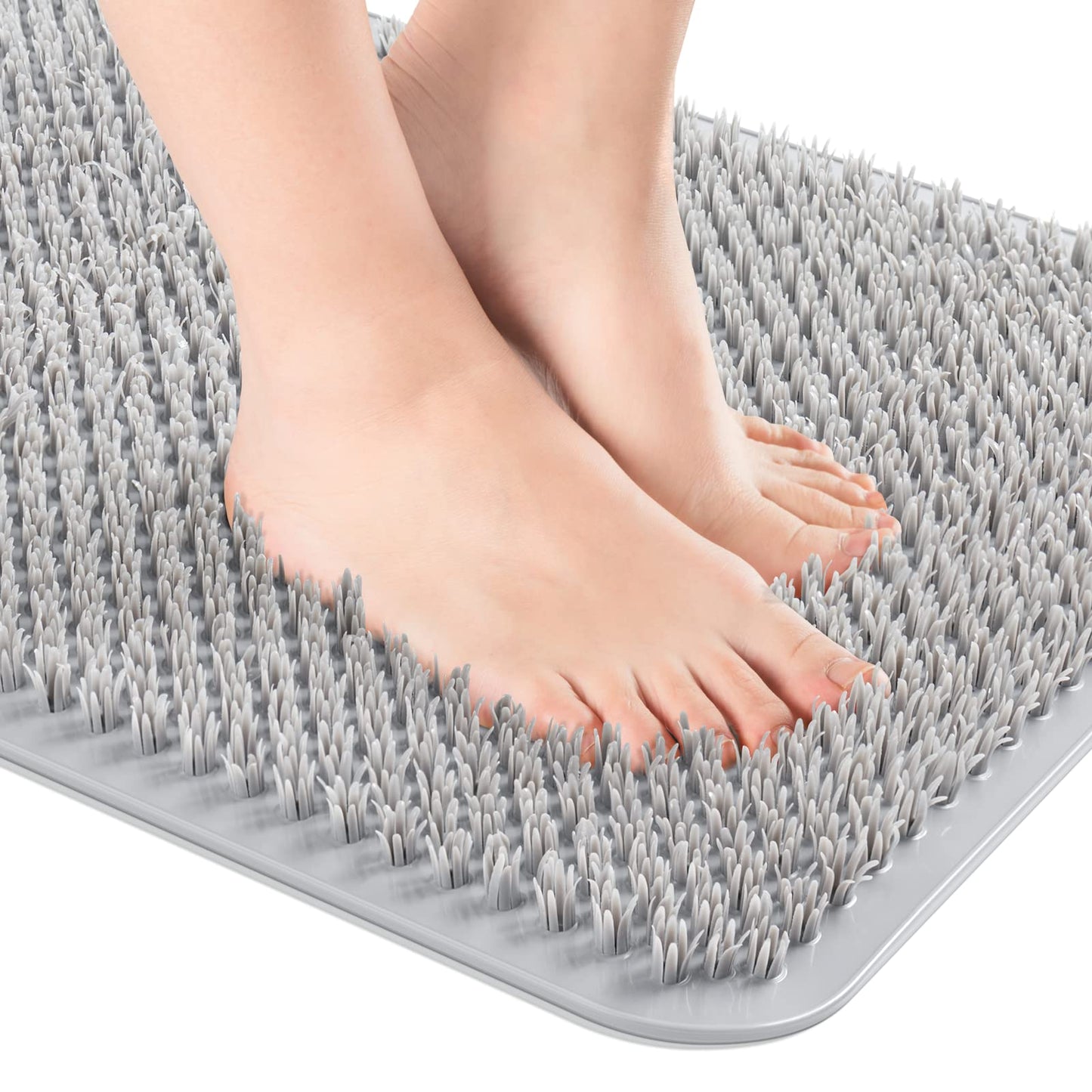 Anti-Fatigue Bath Mat with Soft Bristles