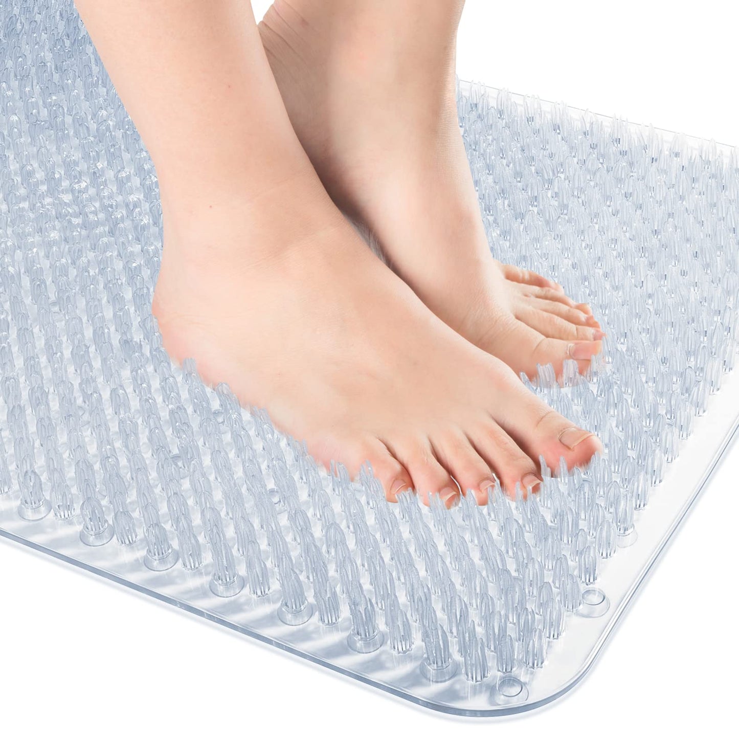 Anti-Fatigue Bath Mat with Soft Bristles
