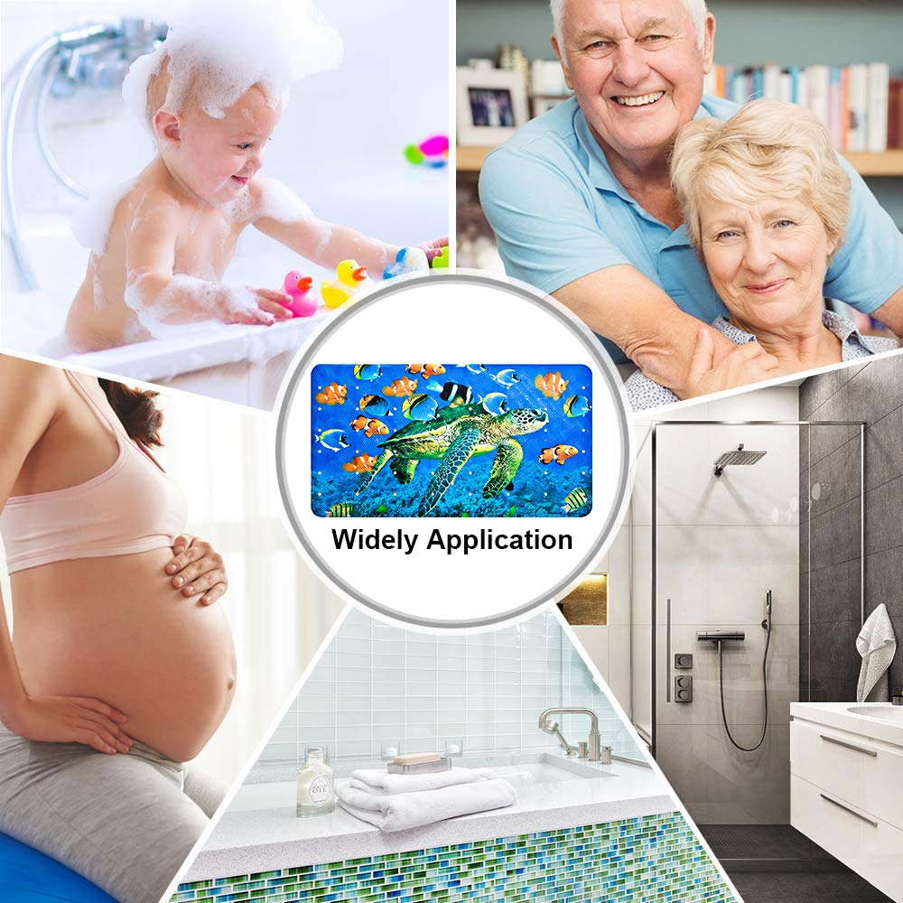 Extra Soft Non-Slip Bath Tub Mat - Strong Suction Cups