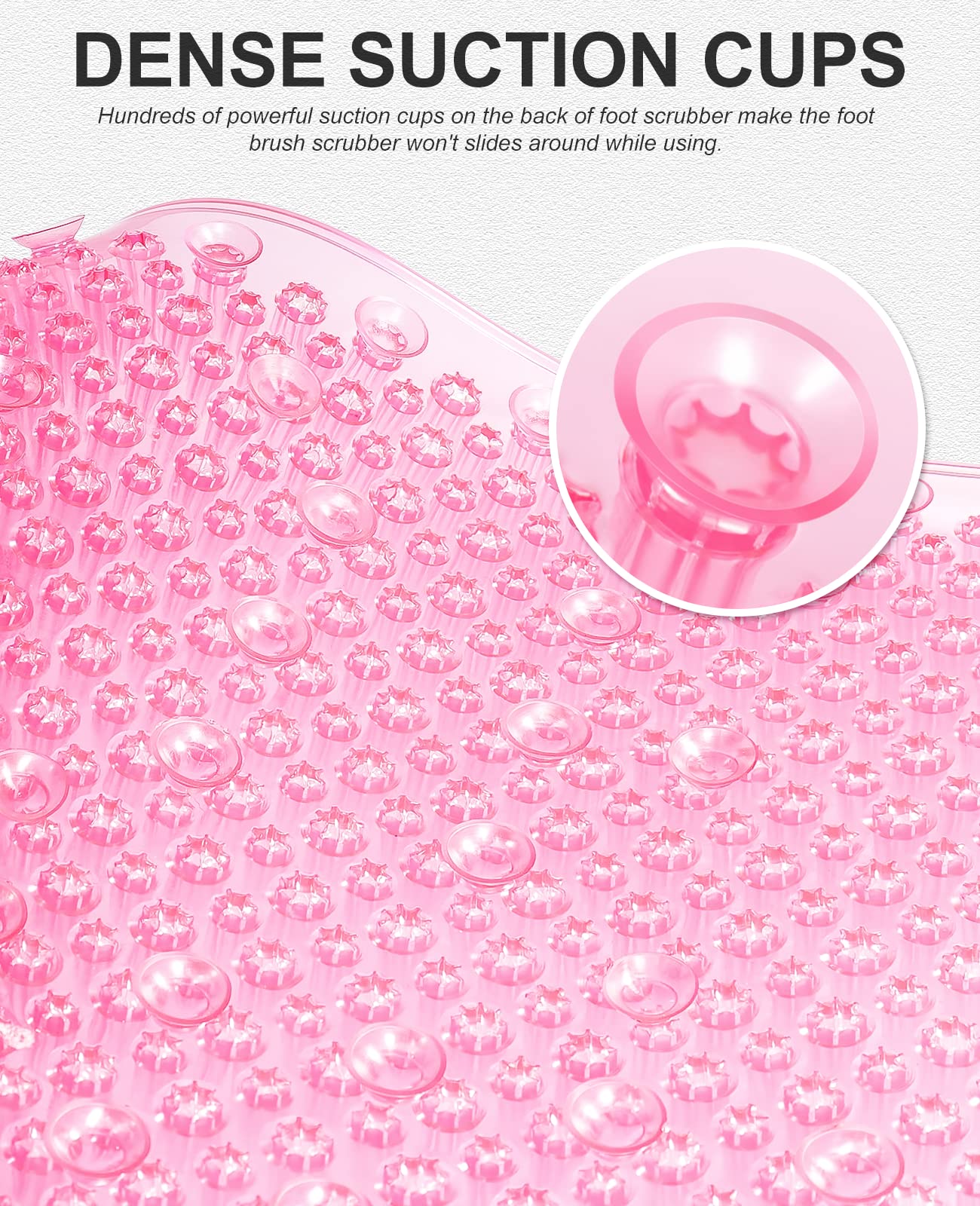 Anti-Fatigue Bath Mat with Soft Bristles