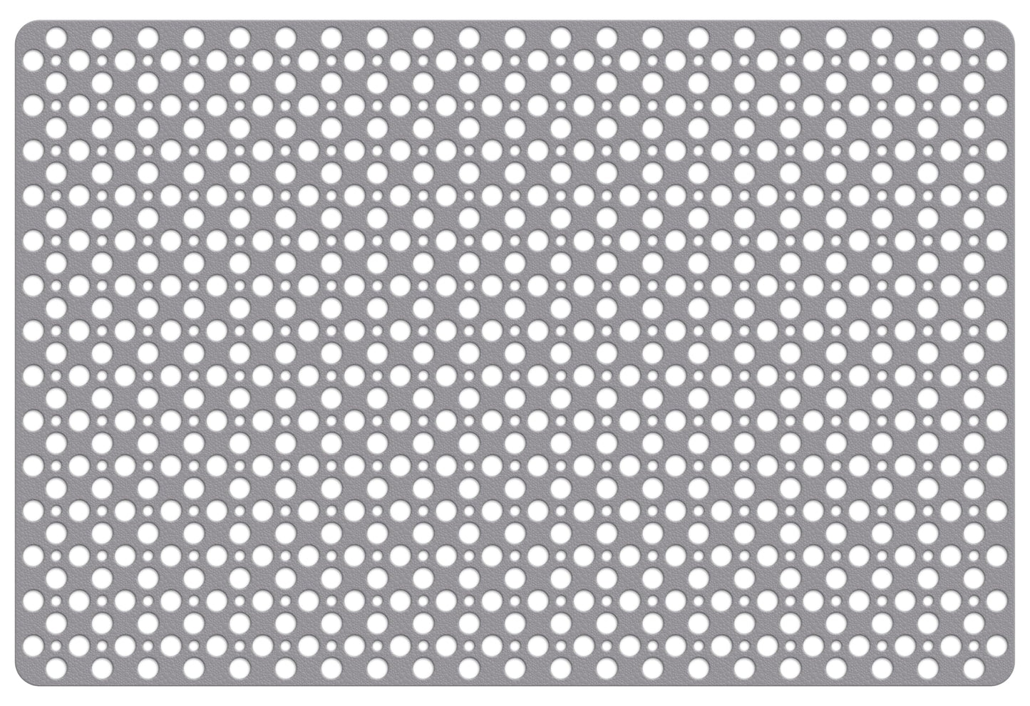 OTHWAY Large Shower Mat, 47x32 TPE Anti Slip Shower Mat, Heavy Bath Mats for Shower with Drain Holes Suction Cups, Shower Stall Mat for Bathroom, No Odor Shower Grip Mat for Elderly Kids(W-White)