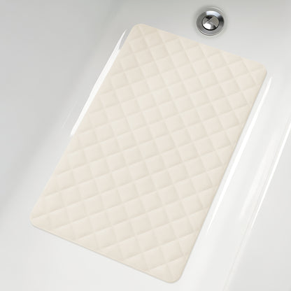 Yolife Non-Slip Bathtub Mat 27.5"x17", Anti-Fatigue Grid Pattern & Suction Cups, Natural Rubber for Shower Tub, Machine Washable