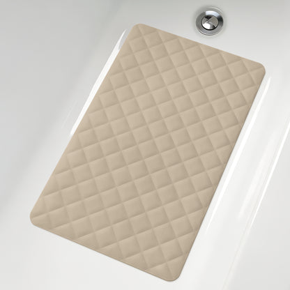 Yolife Non-Slip Bathtub Mat 27.5"x17", Anti-Fatigue Grid Pattern & Suction Cups, Natural Rubber for Shower Tub, Machine Washable