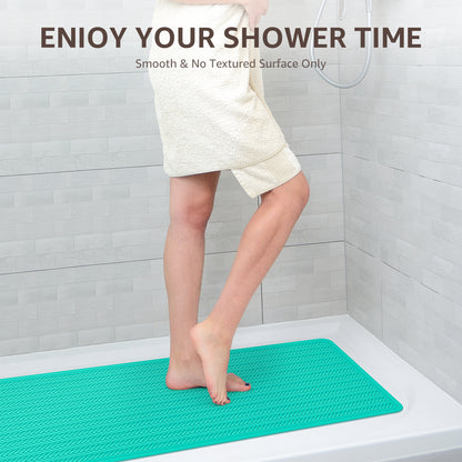 Anti-Slip Rubber Baby Bath Mat - Strong Suction Cups (Grey)