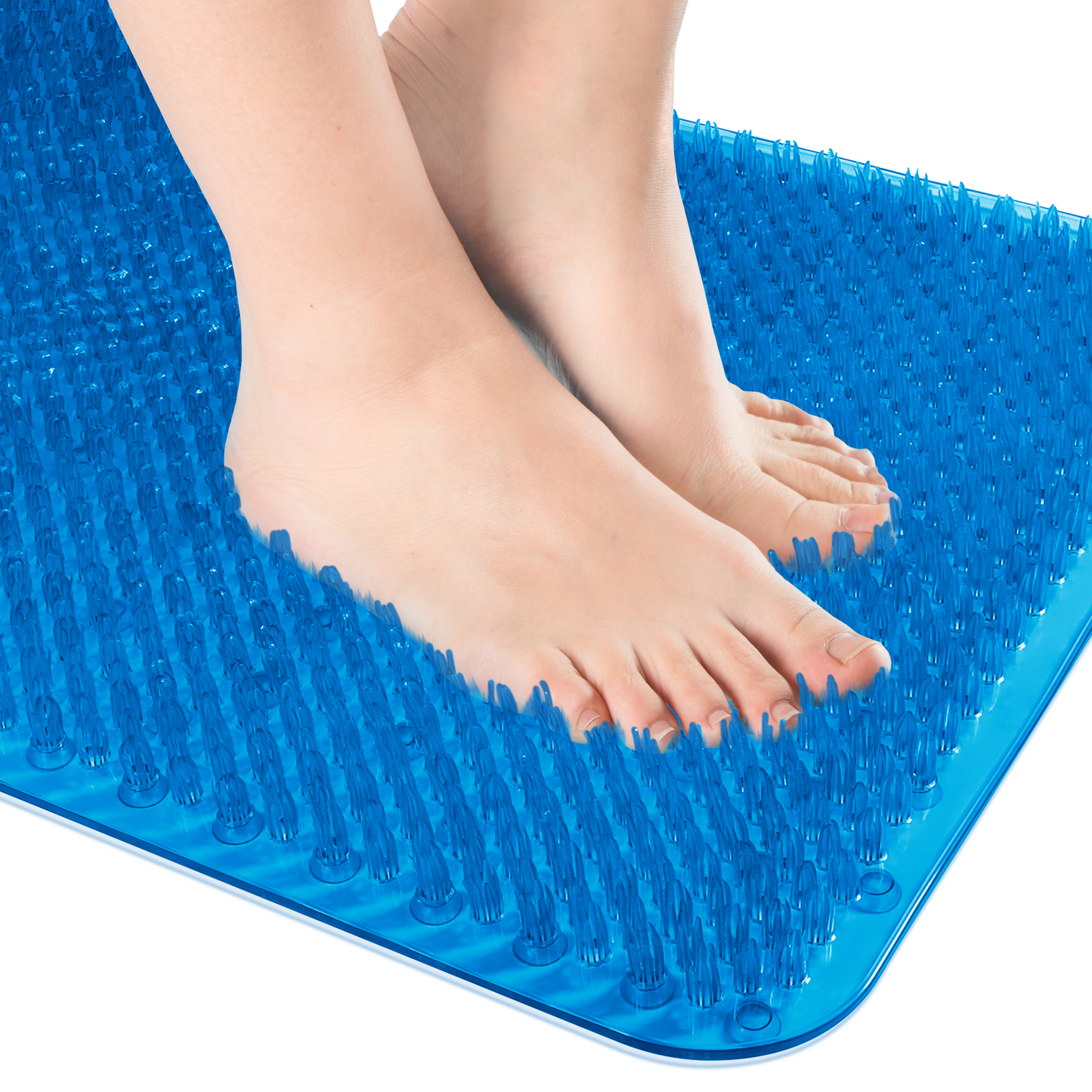 Anti-Fatigue Bath Mat with Soft Bristles