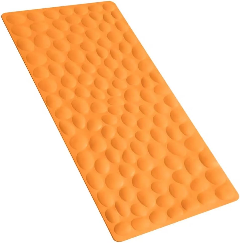 Non-Slip Bathtub Mat OTHWAY Soft Rubber Bathroom Bathmat with Strong Suction Cups