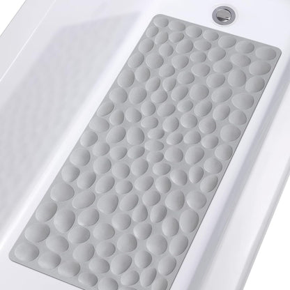 Non-Slip Bathtub Mat OTHWAY Soft Rubber Bathroom Bathmat with Strong Suction Cups