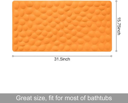 Non-Slip Bathtub Mat OTHWAY Soft Rubber Bathroom Bathmat with Strong Suction Cups