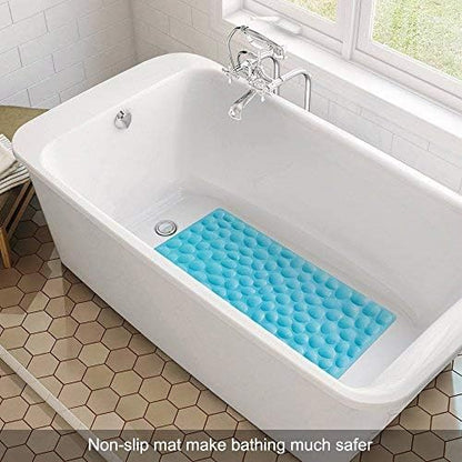 Non-Slip Bathtub Mat OTHWAY Soft Rubber Bathroom Bathmat with Strong Suction Cups