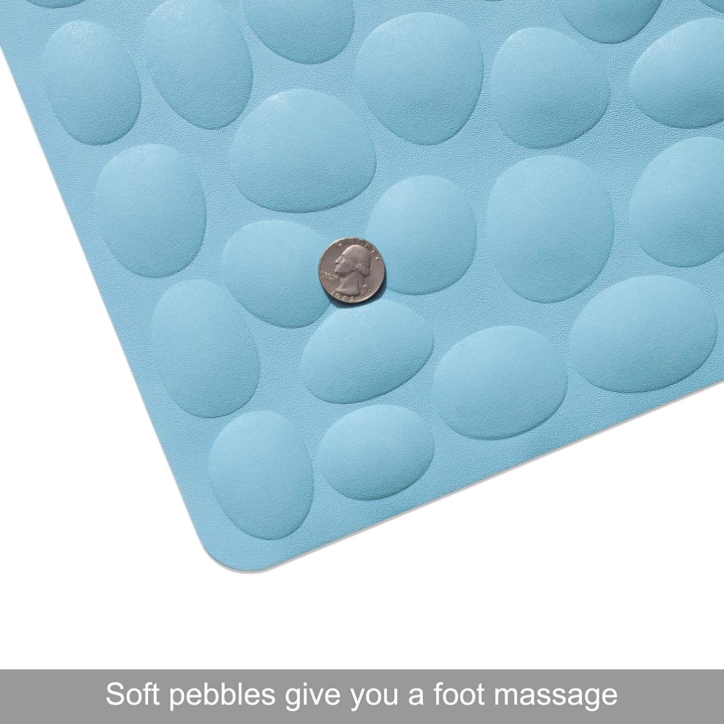Non-Slip Bathtub Mat OTHWAY Soft Rubber Bathroom Bathmat with Strong Suction Cups