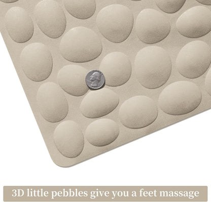 Non-Slip Bathtub Mat OTHWAY Soft Rubber Bathroom Bathmat with Strong Suction Cups