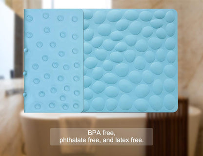 Non-Slip Bathtub Mat OTHWAY Soft Rubber Bathroom Bathmat with Strong Suction Cups