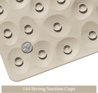 Non-Slip Bathtub Mat OTHWAY Soft Rubber Bathroom Bathmat with Strong Suction Cups