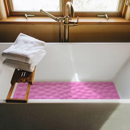 Non-Slip Bathtub Mat OTHWAY Soft Rubber Bathroom Bathmat with Strong Suction Cups