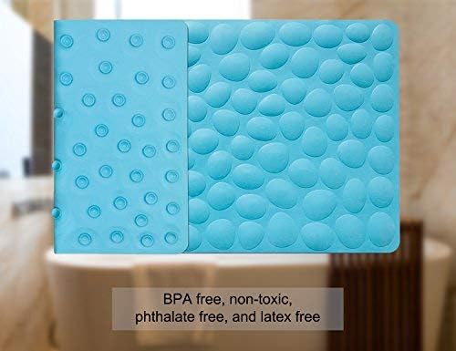 Non-Slip Bathtub Mat OTHWAY Soft Rubber Bathroom Bathmat with Strong Suction Cups