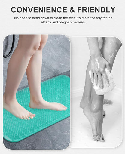 Anti-Fatigue Bath Mat with Soft Bristles