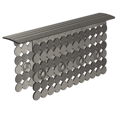 OTHWAY 9.5"x12" Non-Slip Double Sink Divider Protector Mat - Heavy-Duty Dish Drying Rack with Strong Suction Cups, Easy to Clean & No Smell Kitchen Sink Tray for Glassware, Plates & Dishes